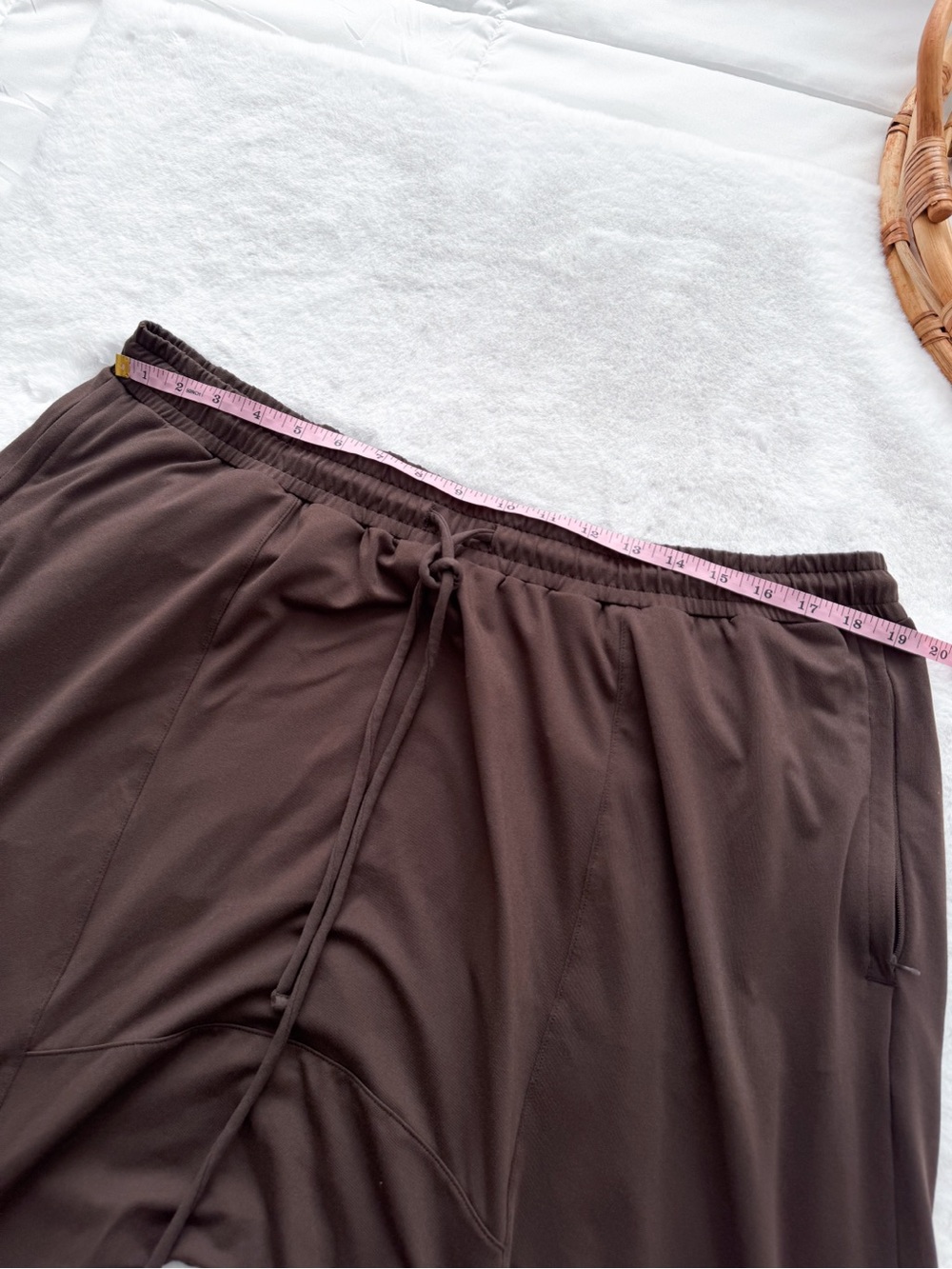 ALO Yoga Men’s Conquer Revitalize Pant Drop Crotch Brown Expresso Baggy - Picture 14 of 14